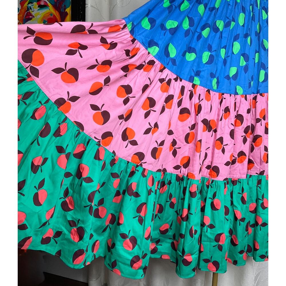 NWOT Kate Spade New York 3 Tiered Midi/Maxi Skirt, Size 10, MSRP $298 - Picture 11 of 11
